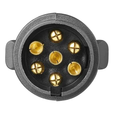 Produktbild von Stecker 7 Polig Kunststoff für Anhänger CARAVAN schraubbar