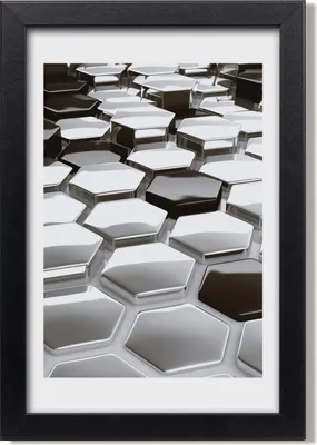 Produktbild von Bild 20x30 MDF-Rahmen, Wandkunst 3D-Abstraktion