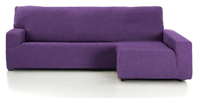 Image de Martina Home : Transat de jardin, chaise longue, accoudoir droit, couleur violet foncé