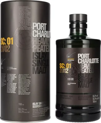Produktbild von Bruichladdich Port Charlotte SC: 01 2012 + Box 700ml 55,2% Vol.