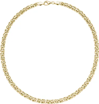 Produktbild von Kette Smart Jewel Königskette, oval, Silber 925 Gold 45 cm