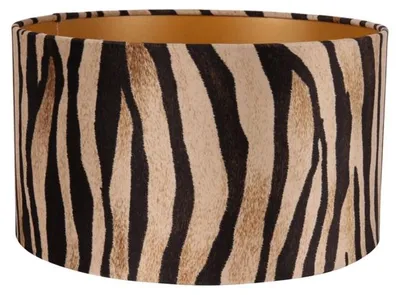 Obrázek produktu pro Stínidlo, 30 cm, vzor zebra, hnědé barvy, látkové