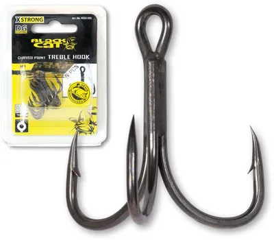 Produktbild von Black Cat Curved Point Drilling DG - 5 Wallerhaken, Größe:2/0