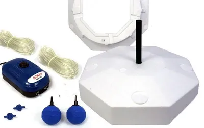 Produktbild von Pondlife MK-9502 Eisfreihalter Anti Ice Komplett Set, Eisfrei Belüfter Garten Teich Koi