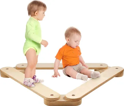 Produktbild von Kinder-Balance-Balken Trittsteine Gymnastik Kinder-Balance-Board 3-teilig