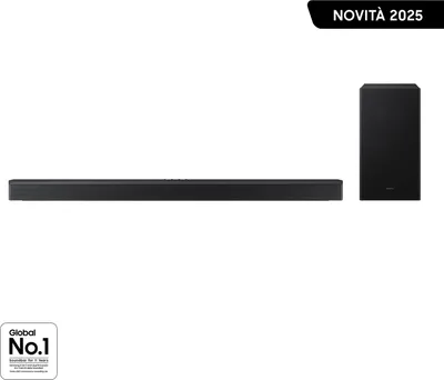 Obrázek produktu pro Samsung HW-B750F, 5.1 kanály/kanálů, 400 W, DTS Virtual:X, Dolby Digital 5.1, Černá, AAC, AIFF, FLAC, MP3, OGG, WAV, Bezdrátový