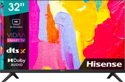 Produktbild von Hisense 32A4DG 80cm (32 Zoll) Fernseher (HD Ready, Triple Tuner DVB-T2 / T/C / S2 / S, Alexa)