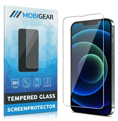 Produktbild von Mobigear Schutzglas für iPhone 13 Pro – Gehärtetes Glas, kompatibel mit Hüllen