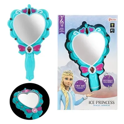 Produktbild von Toi-Toys 45890A - Ice Princess Zauberspiegel Prinzessin (mit Licht und Sound) Mädchen Geschenk Kostüm Accessoires Spiegel