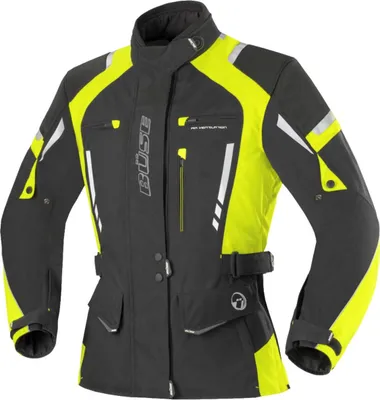 Produktbild von Büse Torino Pro Damen Motorrad Textiljacke (Black/Green,38)