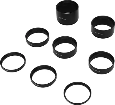 Zdjęcie produktu dla 8 PCS M48X0.75 Zestaw rurek przedłużających ogniskową 3 5 7 10 12 15 20 30mm Pierścień przedłużający do teleskopów astronomicznych