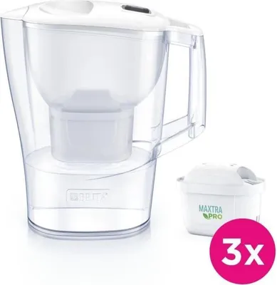 Obrázek produktu pro BRITA Aluna konvice s filtrem na vodu, objem 2,4 l, 3 filtry Maxtra Pro All-In-1, bílá
