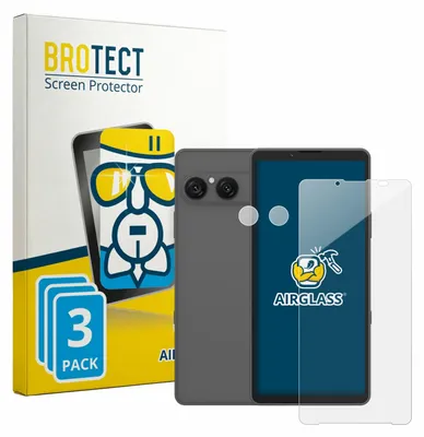 Produktbild von 3x BROTECT Schutzglas für Sony Xperia 10 VIII (Display+Kamera) 9H kratzfest klar