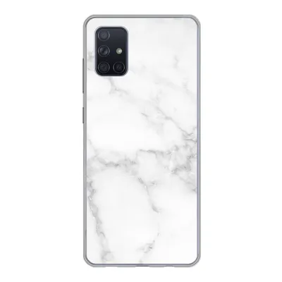 Produktbild von MuchoWow® Handyhülle Schutzhülle Hülle für Samsung Galaxy A71 Marmor - Weiß - Grau - Luxus - Marmoroptik - Stein Silikon Softcase Handy Hülle - Kartenbesitzer