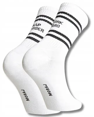 Imagen del producto de Calcetines deportivos para hombre, de algodón, con colores diferentes, marca MORAJ, talla 43-45