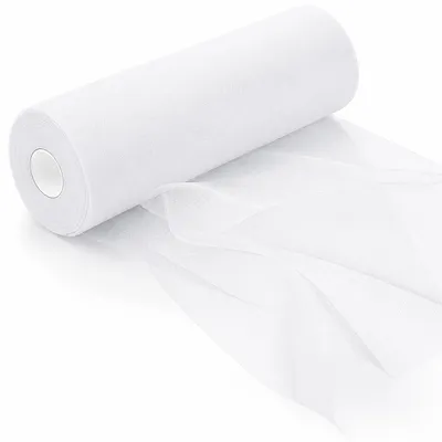 Immagine prodotto di Rotolo di organza, 30 cm x 92 m, bianco, per decorazioni