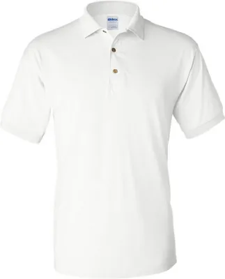 Obrázek produktu pro Pánské polo tričko Gildan DryBlend s krátkým rukávem BC496 (M) (Bílá)