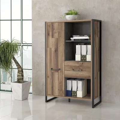 Produktbild von Aktenschrank Büroschrank Ablageschrank Ordnerschrank Schrank Büromöbel "Husum I"