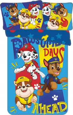 Obrázok produktu pre Paw Patrol 579 detská posteľná bielizeň 100x135, 40x60 cm