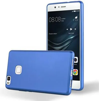 Produktbild von Cadorabo Schutzhülle für Huawei P9 LITE 2016 / G9 LITE Hülle in Blau Handyhülle TPU Silikon Etui Cover Case