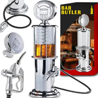 Produktbild von Getränkespender mit Zapfhahn für kalte Getränke 1L - mit Ständer - Ideal für Partys, Gartenparty, Gastro - Wasserspender, Saftspender - Retoo