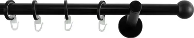 Produktbild von SN Deco - Stilgarnitur Bozen, 16 mm, 1-lauf schwarz, 100 cm