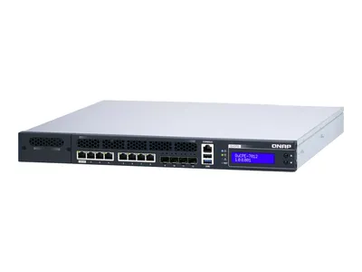 Produktbild von QNAP QuCPE-7012-D2146NT-32G Intel Xeon D-2146NT 8x2.5GbE RJ45 ports and 4x10GbE SFP+ ports 1x networ