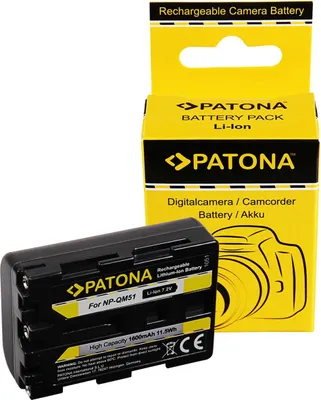 Zdjęcie produktu dla Akumulator kompatybilny z Sony NP-FM50 QM51 CCD CCDTRV106K CCD-TRV106K CCDTRV108