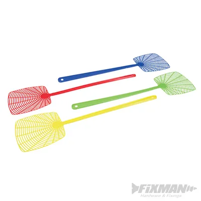 Image de Fixman 370370 Raquette pour tapette à mouches, 4 pcs