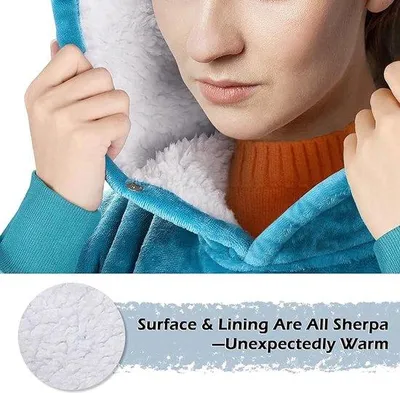 Produktbild von Famanu Hoodie Decke Oversized - Fleece, Einheitsgröße