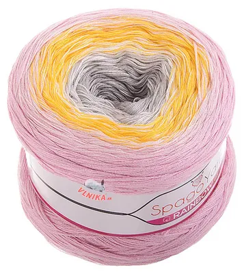 250g Farbverlaufsgarn Rainbow Sommerblume