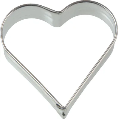Produktbild von Zenker Ausstecher Herz Patisserie, Weihnachtsausstecher für Plätzchen, Ausstechform für Kekse und Fondant, hochwertiger Keksausstecher, Küchenhelfer aus Edelstahl (Farbe: Silber)