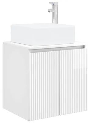 Immagine prodotto di vidaXL Lavabo da appoggio, bianco lucido, 53 x 35 x 63 cm