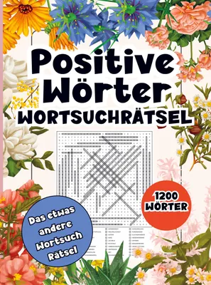 Produktbild von Wortsuchrätsel Positive Wörter- 1200 Wörter, A4