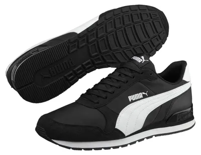 Produktbild von Puma ST Runner v2 NL Black White Größe EU 38,5 Normal