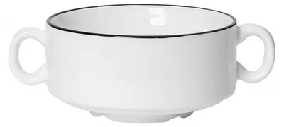 Porzellan-Frühstücksschale 255 ml – für Dessert, Suppe, Salat