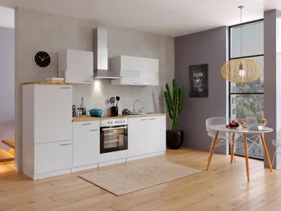 Produktbild von Küche Küchenzeile Leerblock Einbauküche Weiß  Malia 270 cm Respekta