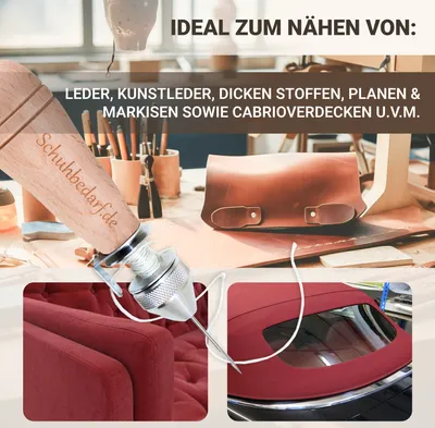 7-teilige Leder Stanzwerkzeuge Set - Diamantformen Für DIY Lederhandwerk