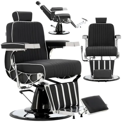 Productafbeelding van Hydraulische kappersstoel voor een barbershop in een kapsalon Connor Barberking