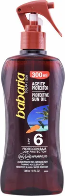Produktbild von Babaria Spf6 Protective Sun Oil With Carrot Oil 300ml