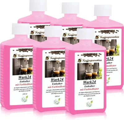 Produktbild von Wark24 Flüssig Entkalker 1L für Kaffeevollautomat Siemens, Phillips (6er Pack)