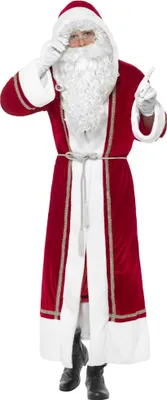 Immagine prodotto di Mantello di Babbo Natale, rosso e dorato, taglia: M-L