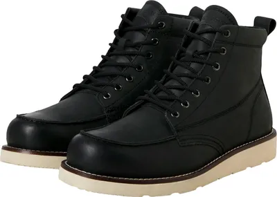 Produktbild von Jack & Jones 12277398_2161_43, Stiefel, Schwarz, Rundzeh, Schnürverschluss, Gummi, Mikrofaser