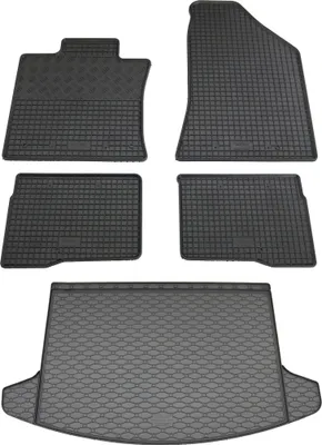 Produktbild von Rigum Gummi Fußmatten + Kofferraumwanne im Set für SsangYong Korando