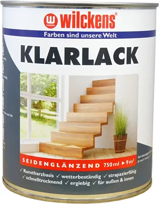 Produktbild von Wilckens Klarlack seidenglänzend, 750 ml