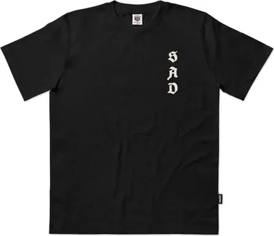 Immagine prodotto di The Dudes Sad T-shirt oversize da uomo 100% cotone nero M