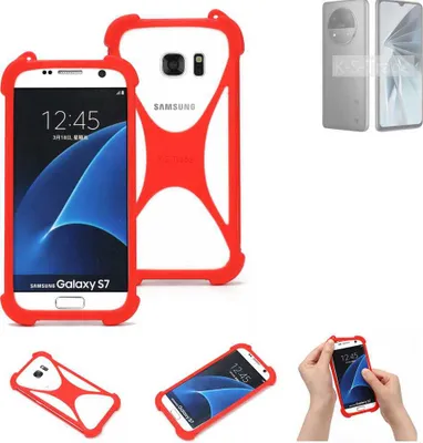 Produktbild von K-S-Trade Handy-Hülle kompatibel mit ZTE Extress 50 Schutz-Hülle Bumper Silikon Schutz Hülle Cover Case Silikoncase Silikonbumper TPU Softcase