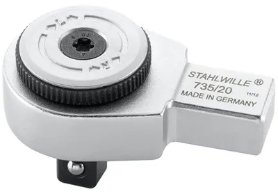 Obrázek produktu pro Stahlwille 735/20 - 14,18 mm - 1 Stück(e) - Schwarz - Schwarz - Edelstahl - 1/2 Zoll - Deutschland