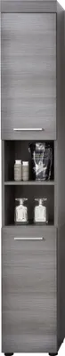 Produktbild von trendteam Bad Hochschrank Runner/Moon Sardegna Rauchsilber Melamin 30 x 190 x 31 cm