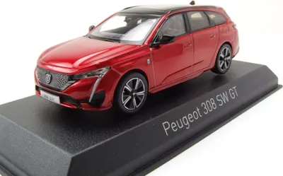 Obrázek produktu pro Norev 473938 Peugeot 308 SW GT kombi 2021 červená metalíza 1:43